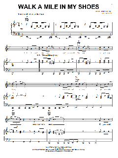 Walk A Mile In My Shoes von Joe South (Download) 