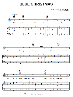 Blue Christmas von Elvis Presley (Download) 