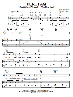 Here I Am (Just When I Thought I Was Over You) von Air Supply (Download) 