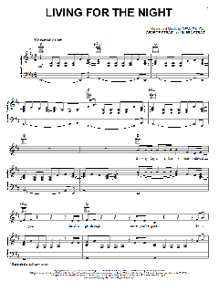 Living For The Night von Dean Dillon (Download) 