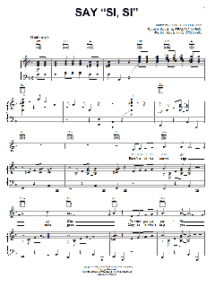 Say "Si, Si" von Al Stillman (Download) 