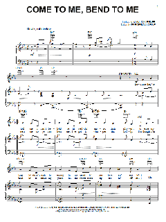 Come To Me, Bend To Me von Alan Jay Lerner (Download) 