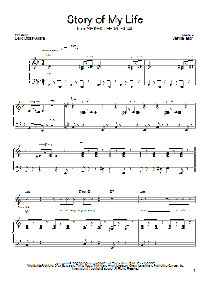Story Of My Life von Jeanine Tesori (Download) 