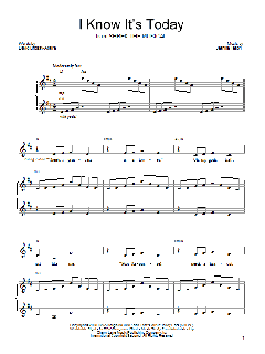 I Know It's Today von Jeanine Tesori (Download) 