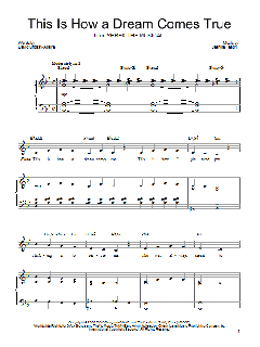 This Is How A Dream Comes True von Jeanine Tesori (Download) 