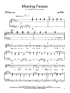 Morning Person von Jeanine Tesori (Download) 