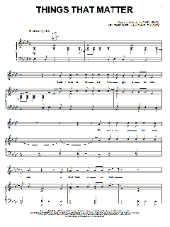 Things That Matter von Rascal Flatts (Download) 