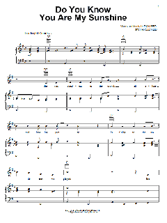 Do You Know You Are My Sunshine von Don Reid (Download) 