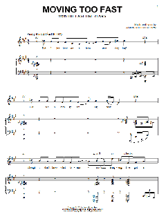 Moving Too Fast von Jason Robert Brown (Download) 