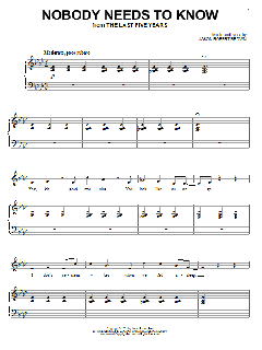 Nobody Needs To Know von Jason Robert Brown (Download) 