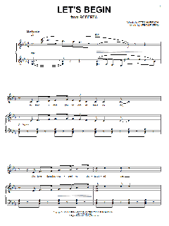 Let's Begin von Jerome Kern (Download) 