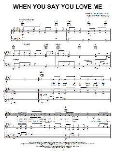 When You Say You Love Me von Josh Groban (Download) 