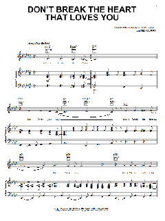 Don't Break The Heart That Loves You von Connie Francis (Download) 