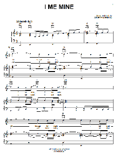 I Me Mine von The Beatles (Download) 