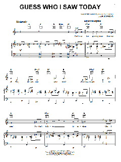 Guess Who I Saw Today von Nancy Wilson (Download) 