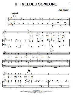 If I Needed Someone von The Beatles (Download) 