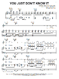 You Just Don't Know It von Jonas Brothers (Download) 