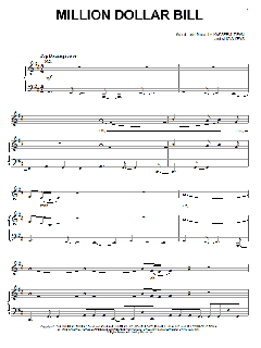 Million Dollar Bill von Alicia Keys (Download) 