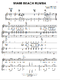 Miami Beach Rumba von Albert Gamse (Download) 