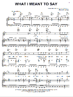 What I Meant To Say von Brian Howes (Download) 