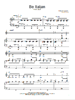 Be Italian von Maury Yeston (Download) 