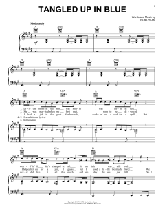 Tangled Up In Blue von Bob Dylan (Download) 