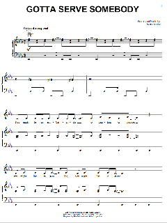 Gotta Serve Somebody von Bob Dylan (Download) 