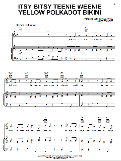Itsy Bitsy Teenie Weenie Yellow Polkadot Bikini von Brian Hyland (Download) 