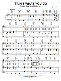 'Tain't What You Do (It's The Way That Cha Do It) von Ella Fitzgerald (Download) 