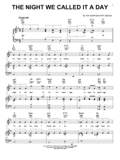 The Night We Called It A Day von Frank Sinatra (Download) 