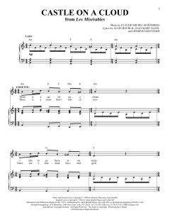 Castle On A Cloud von Alain Boublil (Download) 