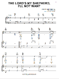 The Lord's My Shepherd, I'll Not Want von Jessie S. Irvine (Download) 