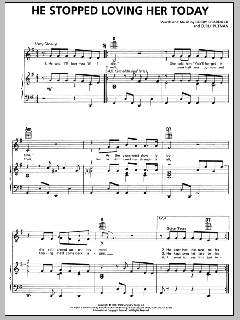 He Stopped Loving Her Today von George Jones (Download) 