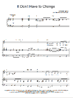 It Don't Have To Change von John Legend (Download) 