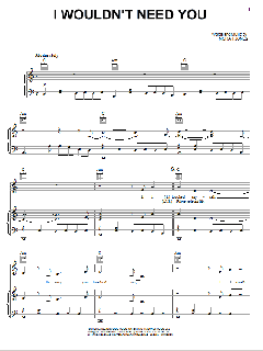 I Wouldn't Need You von Norah Jones (Download) 