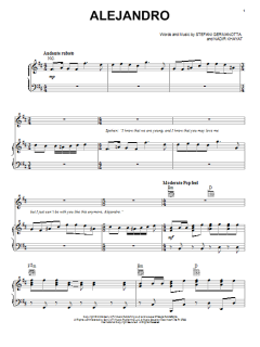 Alejandro von Lady Gaga (Download) 