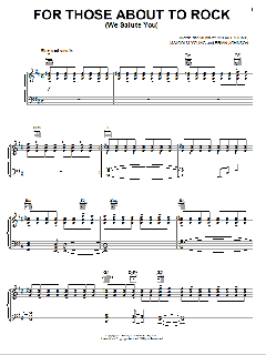 For Those About To Rock (We Salute You) von Brian Johnson (Download) 