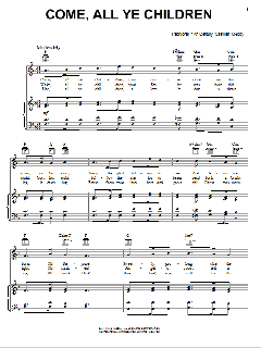 Come, All Ye Children von 17th Century Castilian Melody (Download) 