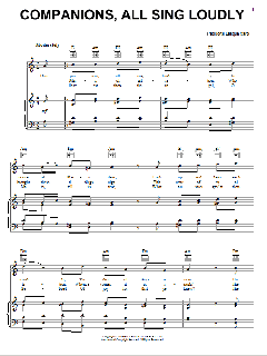 Companions, All Sing Loudly von Traditional Basque Carol (Download) 