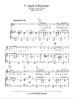 If I Were A Rich Man von Jerry Bock (Download) 