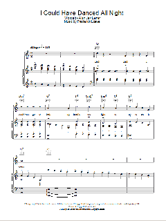 I Could Have Danced All Night von Alan Jay Lerner (Download) 