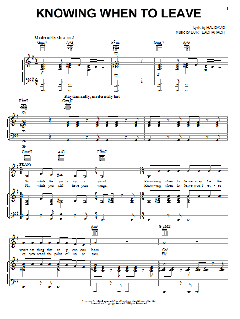 Knowing When To Leave von Hal David (Download) 