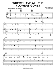 Where Have All The Flowers Gone? von Pete Seeger (Download) 