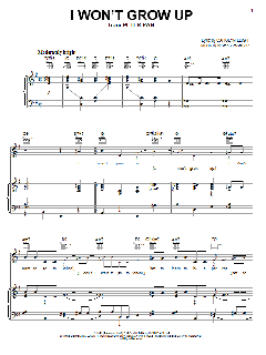 I Won't Grow Up von Carolyn Leigh (Download) 