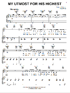 My Utmost For His Highest von Twila Paris (Download) 