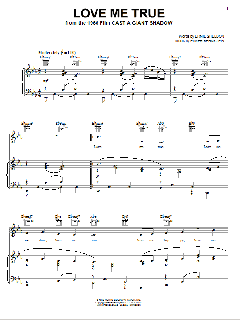 Love Me True von Elmer Bernstein (Download) 