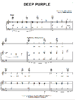 Deep Purple von Mitchell Parish (Download) 