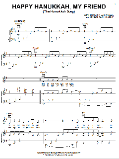 Happy Hanukkah, My Friend (The Hanukkah Song) von Justin Wilde (Download) 