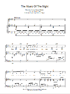 The Music Of The Night von Andrew Lloyd Webber (Download) 
