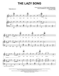 The Lazy Song von Bruno Mars (Download) 